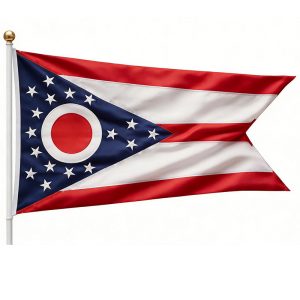 Printed Ohio State Flags