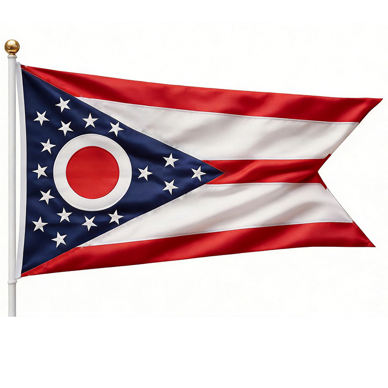 Printed Ohio State Flags