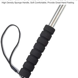 Telescopic Handheld Flagpoles with Clips Portable