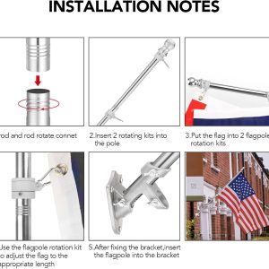 Flag Pole for Outside House