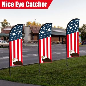 American Glory Eagle Feather Banner