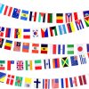 Countries String Flags Banner Set