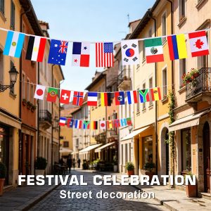 Countries String Flags Banner Set