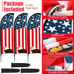 American Glory Eagle Feather Banner