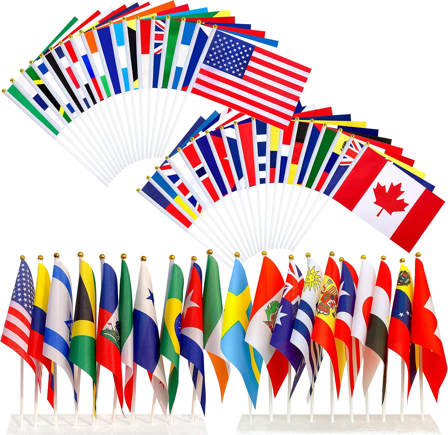 Small Mini Hand Held Stick Flag