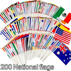 Small Mini Hand Held Stick Flag