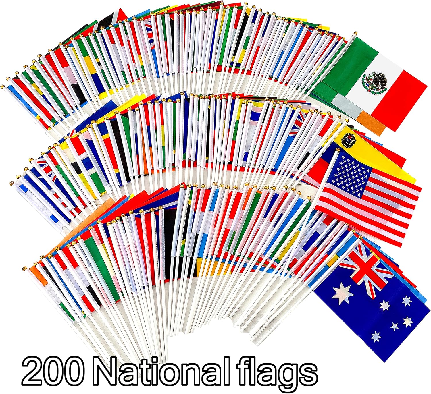 Small Mini Hand Held Stick Flag