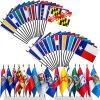 U.S. States Small Mini Hand Held Stick Flag