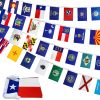 US 50 State Flags Banner String Set