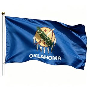 Printed Oklahoma State Flags