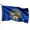 Printed Nebraska State Flags