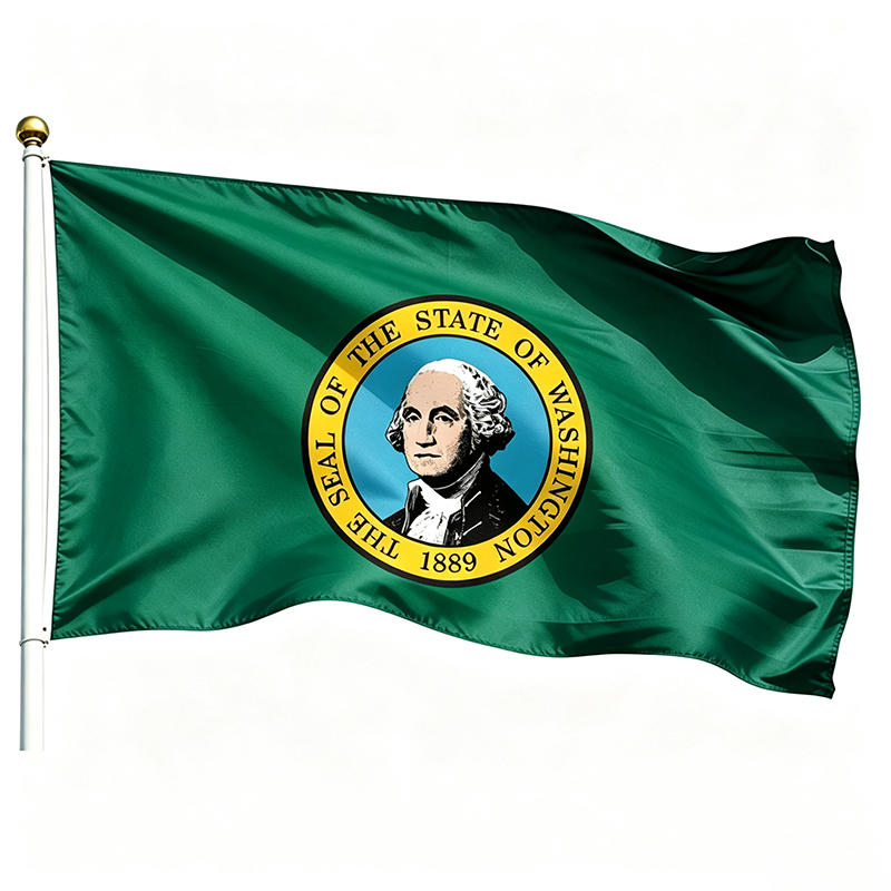 Printed Washington State Flags