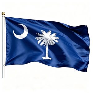 Printed South Carolina State Flags