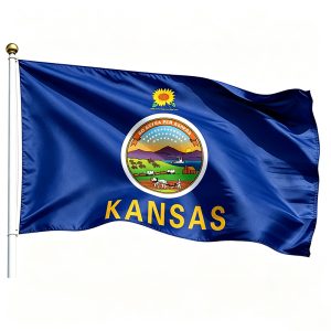 Printed Kansas State Flags