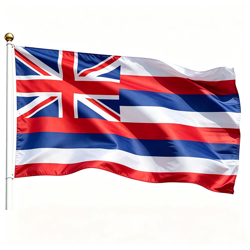 Printed Hawaii State Flags