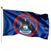 Printed Michigan State Flags