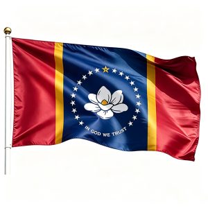 Printed Mississippi State Flags