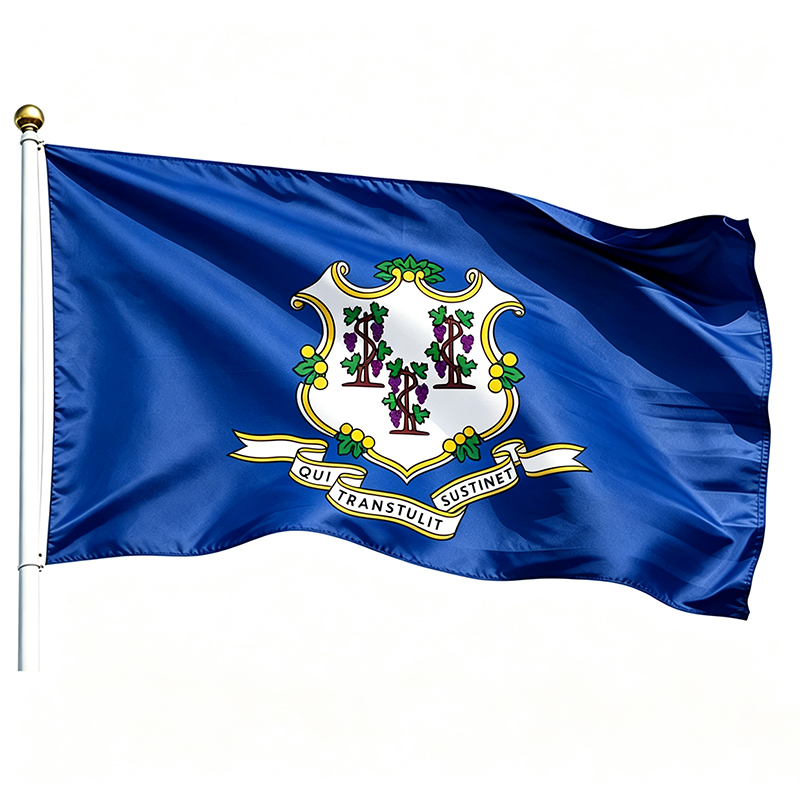 Printed Connecticut State Flags