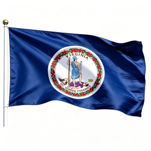 Printed Virginia State Flags