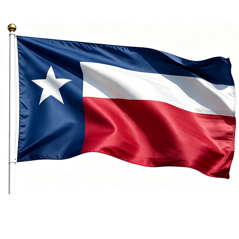 Printed Texas State Flags
