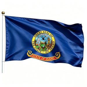 Printed Idaho State Flags