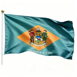 Printed Delaware State Flags