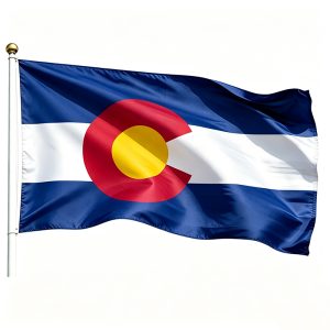 Printed Colorado State Flags