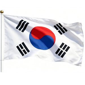 South Korea Flag 3×5 Ft Printed