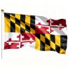 Printed Maryland State Flags